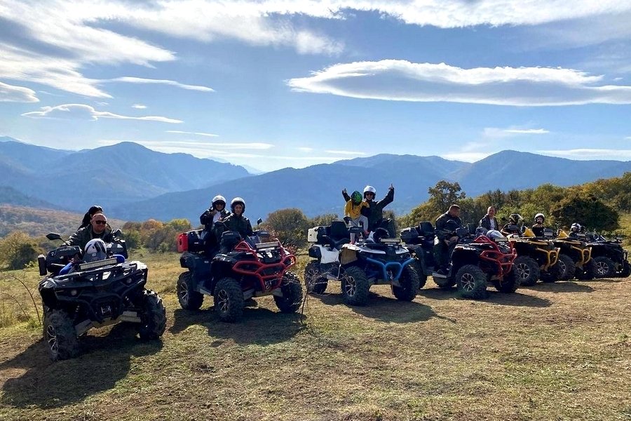 Двухчастовая прогулка на квадроциклах к Мишоко